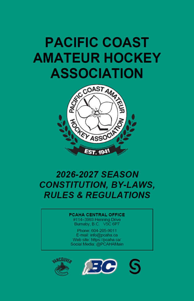 2024-2025 PCAHA Rule Book